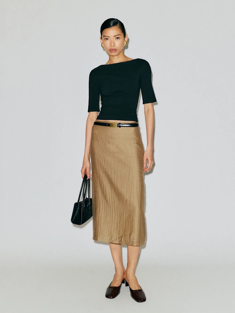 Reformation Helen Low Waist Midi Skirt NWT sz 0